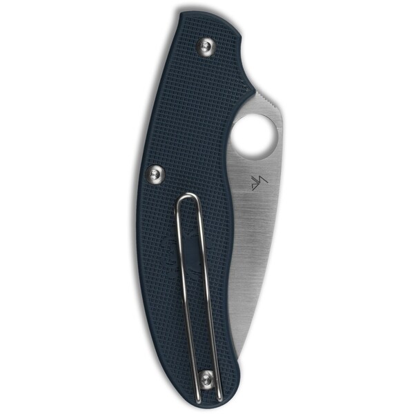 Spyderco 2024 Spyderco Uk Penknife Lightweight Dark Blue Cpm S110V/Slip Joint/Leaf Shape Plain - SPY-C94PDBL