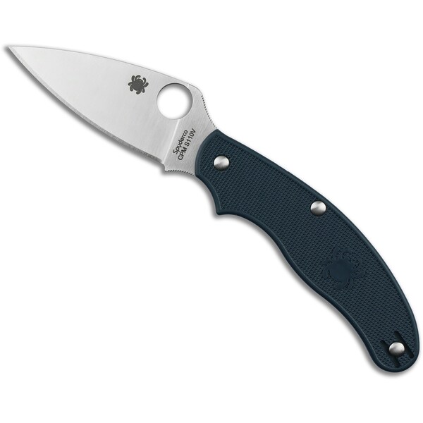 Spyderco 2024 Spyderco Uk Penknife Lightweight Dark Blue Cpm S110V/Slip Joint/Leaf Shape Plain - SPY-C94PDBL