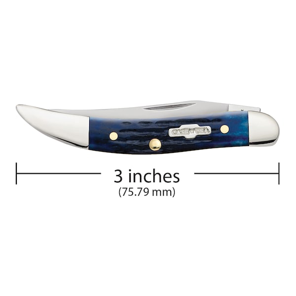 Case Cutlery Knife, Blue Bone Rogers Corn Cob Jig Sm Tx Toothpick - 02804
