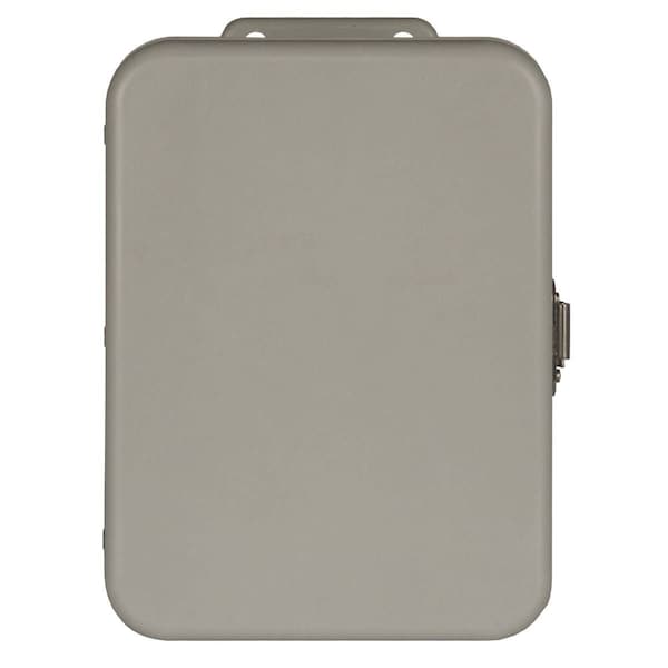 Wiegmann Fiberglass Electrical Enclosures, 14 in H, 6 in D, 7 in W, NEMA 4X, Hinged - HW-J140706CHTL