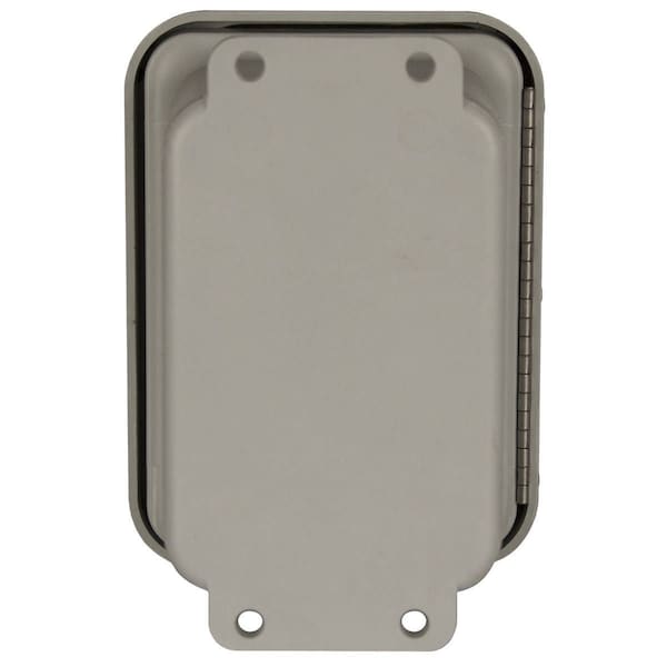 Wiegmann Fiberglass Electrical Enclosures, 8 in H, 6 in D, 6 in W, NEMA 4X, Hinged - HW-RHJ80606CHSC
