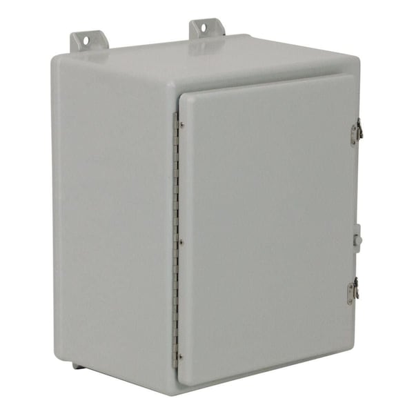 Wiegmann Fiberglass Electrical Enclosures, 73 in H, 20 in D, 25 in W, NEMA 4X, Hinged - HW-N4X722418CH