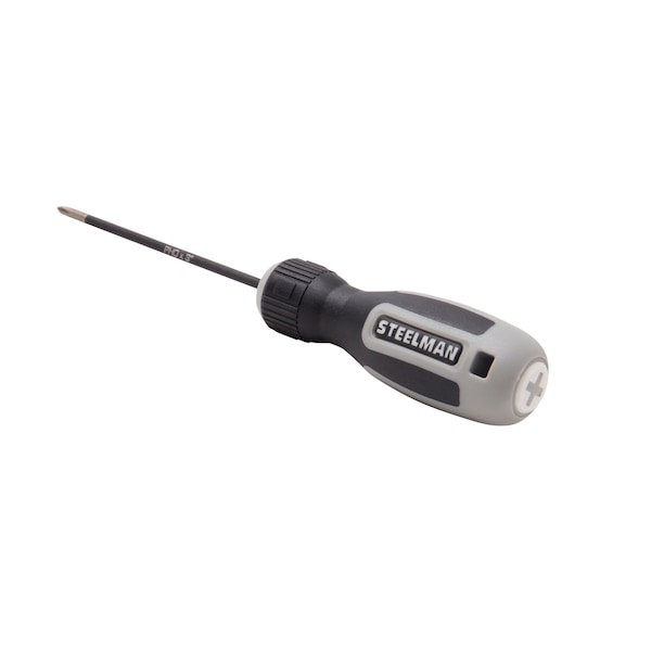 Steelman Phillips Head Diamond Tip Screwdriver, PH0 x 3" - 41857