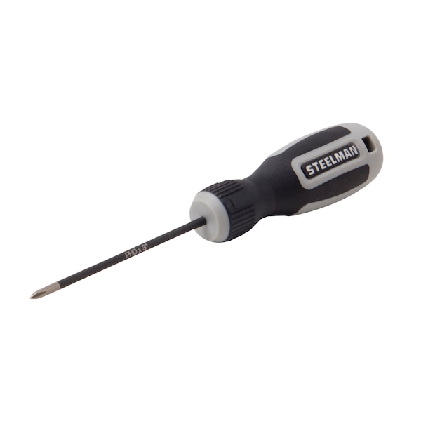 Steelman Phillips Head Diamond Tip Screwdriver, PH0 x 3" - 41857