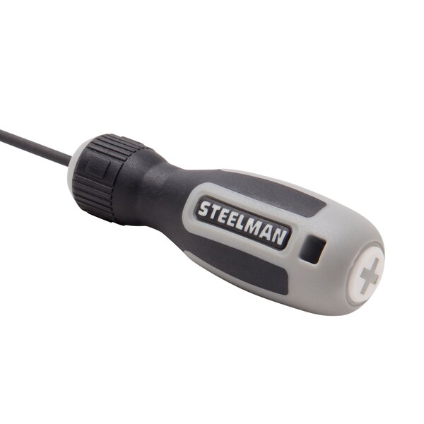 Steelman Phillips Head Diamond Tip Screwdriver, PH0 x 3" - 41857