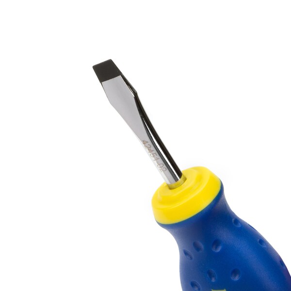Estwing 1/4" x 1-3/4" Magnetic Slotted Tip Stubby Screwdriver with Ergonomic Handle - 42451-02