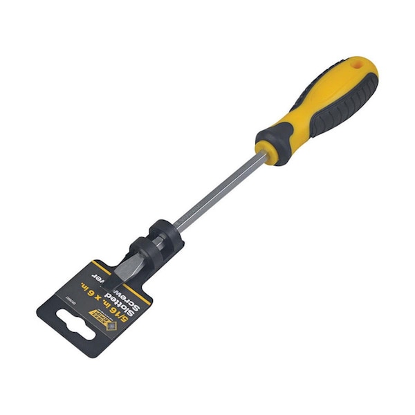 Steel Grip 0.31 S x 6 in. Slotted Screwdriver - 2796423