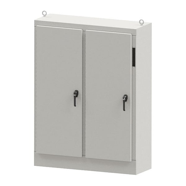 Wiegmann Carbon Steel Electrical Enclosures, 84 in H, 18 in D, 78 in W, NEMA 12, Hinged - WA84XM7718U