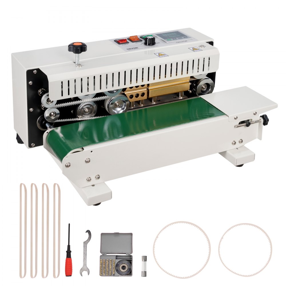 VEVOR Continuous Bag Band Sealing Machine Horizontal Band Sealer Carbon Steel - WSLXFKJTBPQBL6VXIV1