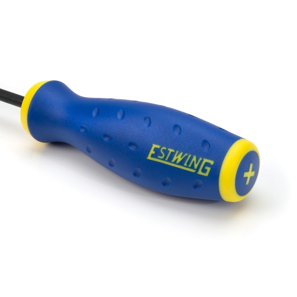Estwing PH2 x 6" Philips Magnetic Diamond Tip Screwdriver with Ergonomic Handle - 42447-06