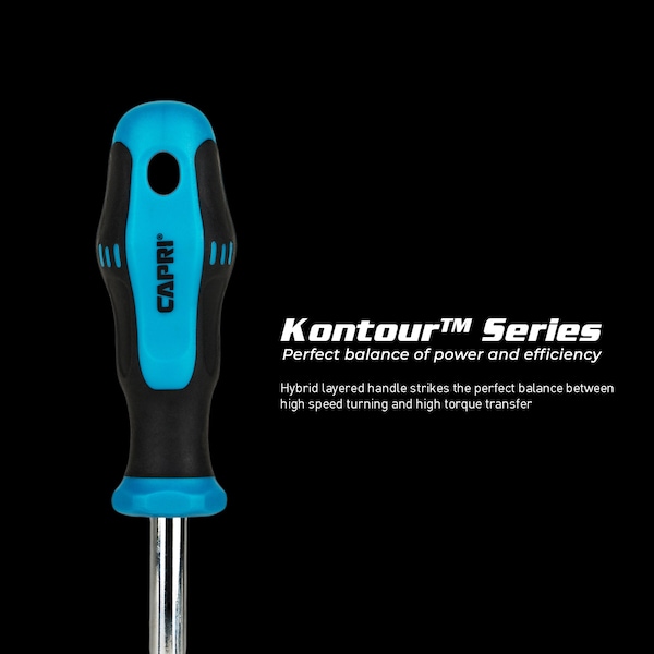 Capri Tools Kontour 1/4 in x 4 in Slotted Screwdriver - 25000-144K