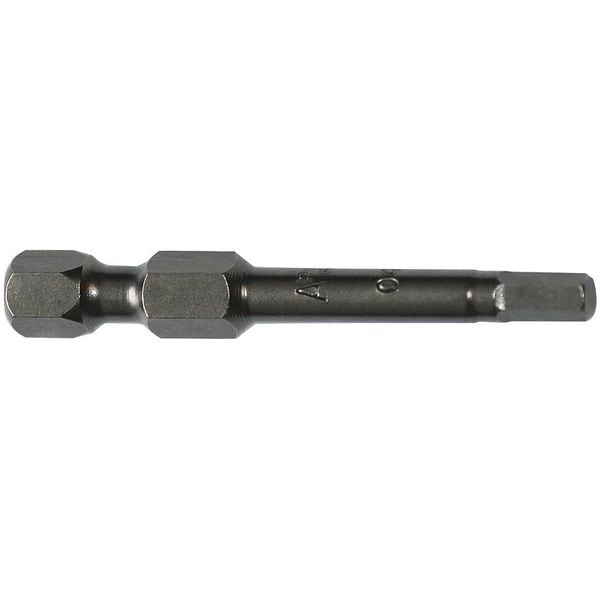 Apex Tool Group Power Bit, SAE, 1/4", Hex Power Drive, PK5 - AM-02-A-5PK