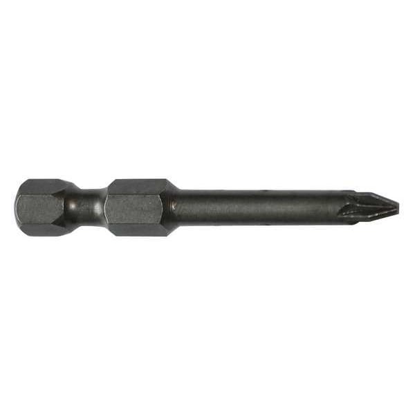 Apex Tool Group Power Bit, SAE, 1/4", Hex Power Drive, PK5 - 491-B-PZDX-5PK