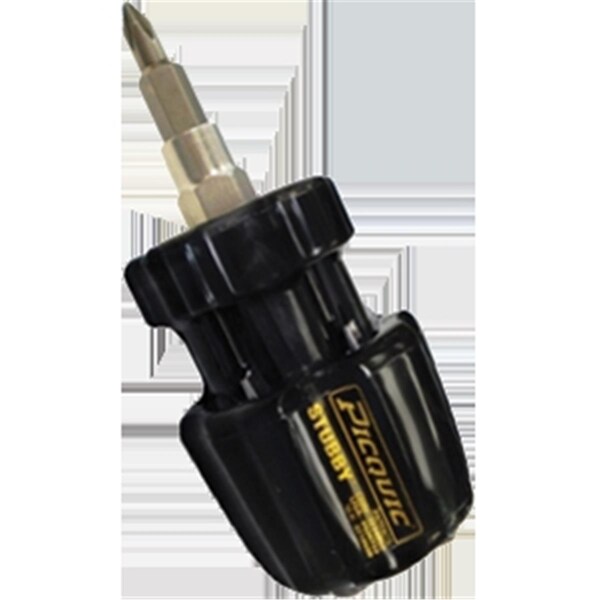 Picquic Toolmpany 91100 3.44 x 1.5 in. 6 Bit Stubby Multi-Bit Driver - 57369911003
