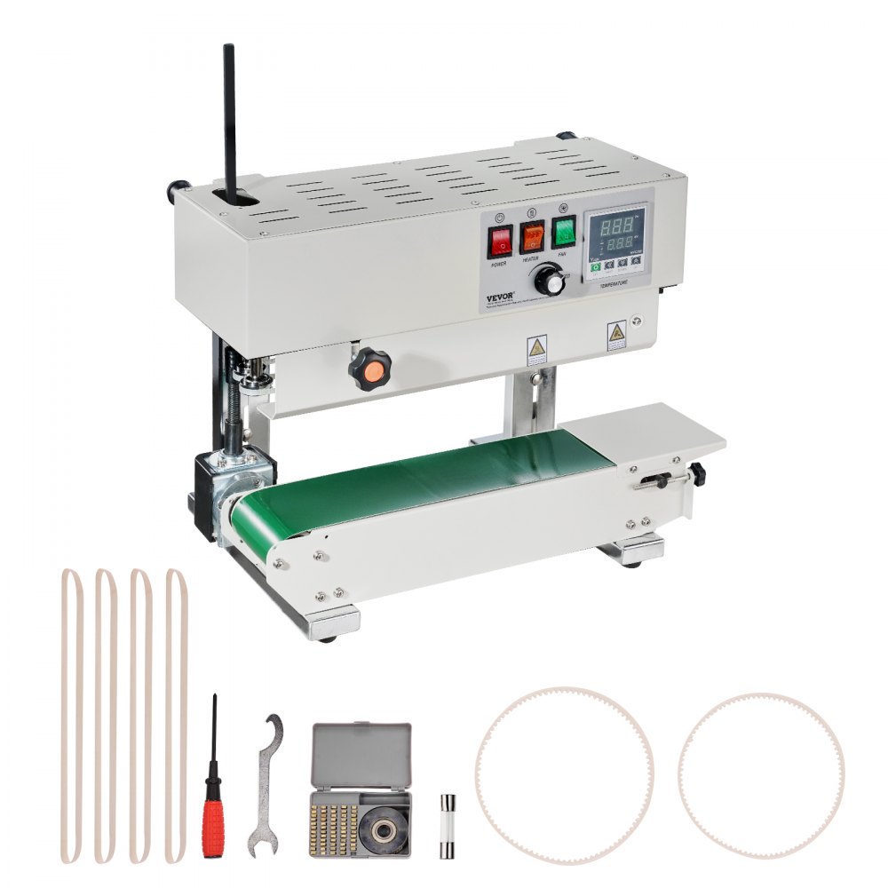 VEVOR Continuous Bag Band Sealing Machine Vertical Band Sealer Carbon Steel - LSLXFKJTBPQB7G874V1
