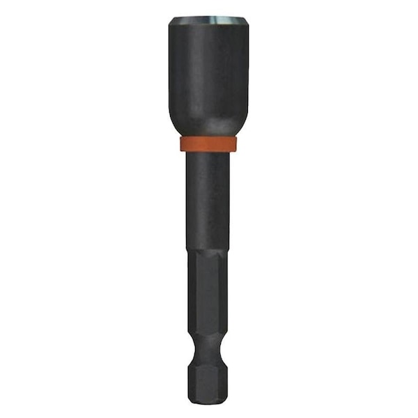 Milwaukee Tool SHOCKWAVE Impact Duty Series Nut Driver, 716 in Drive, 2916 in OAL, SecureGrip Handle, Magnetic - 49-66-4736