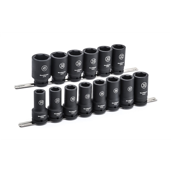 Apex Tool Group 14Pc 3/4 Dr 6 Pt Deep Impact Metric Soc - 84972