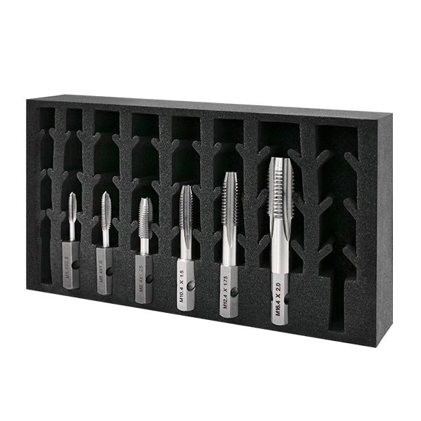 Versadrive HMT Oversize Galv ImpactaTap 6 Pc InsertFoam Set: M5, M6, M8, M10, M12, M16 - 308020-SET1