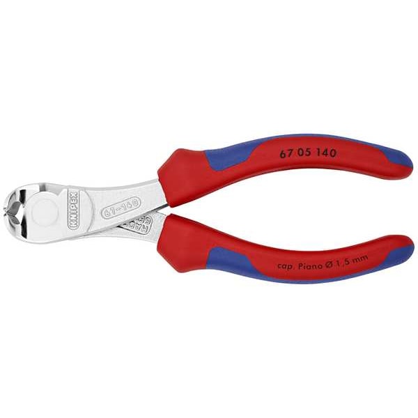 Knipex 5 1/2 in End Cutting Plier Uninsulated - 67 05 140