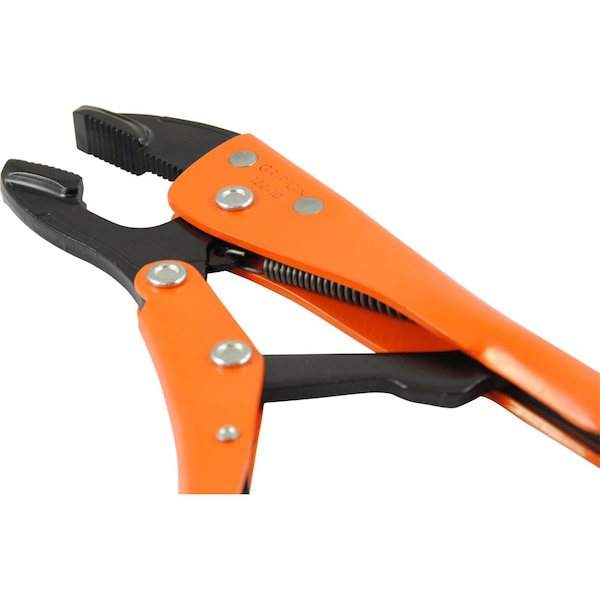 Grip-On 7 Locking Pliers, 118 Jaw Opening, Groovy Grip - 122-07
