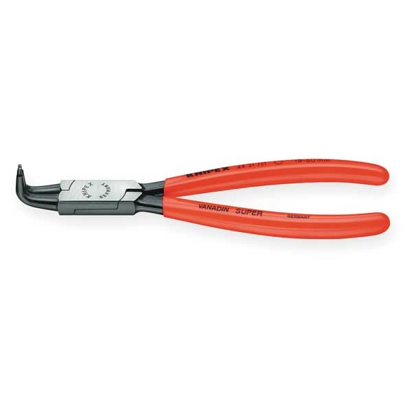 Knipex Retaining Ring Pliers, 0.078In Tip, 90 Deg - 44 21 J21 SBA