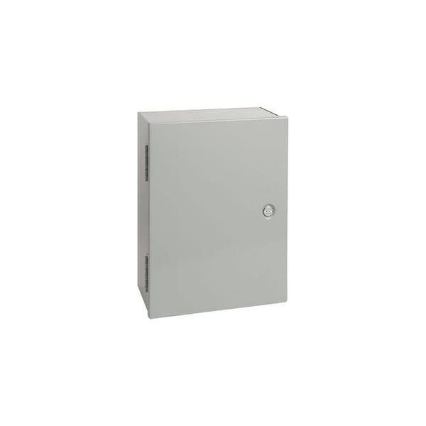 Nvent Hoffman Steel Electrical Enclosures, 16 in H, 6 in D, 16 in W, NEMA 1, Hinged - 614947