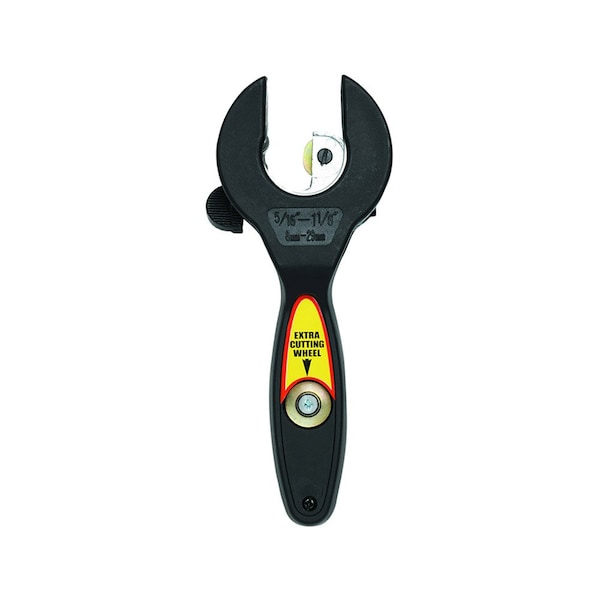 Thrifco Plumbing #133 1-1/8 Inch E-Z Ratcheting Tubing Cutter With Extra Cutting - 5120004