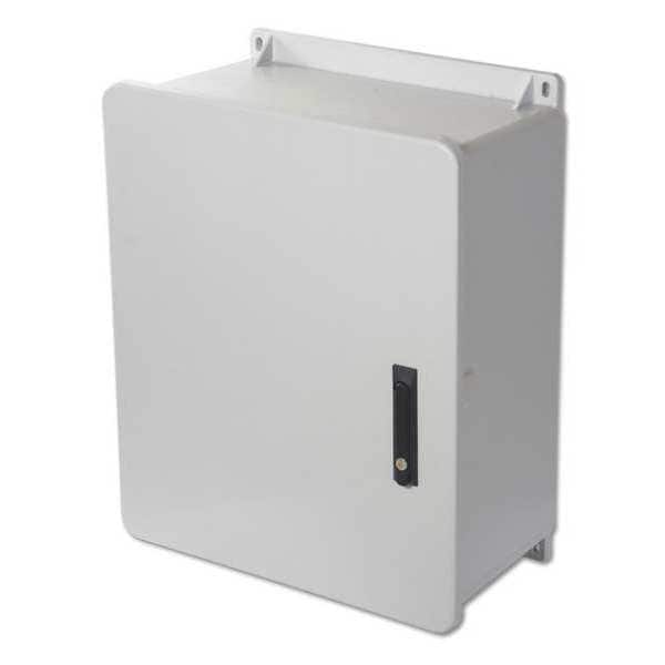 Wiegmann Fiberglass Electrical Enclosures, 23.88 in H, 11.33 in D, 20 in W, NEMA 4X, 6P, 12, 13, Hinged - HW-J2420103PT