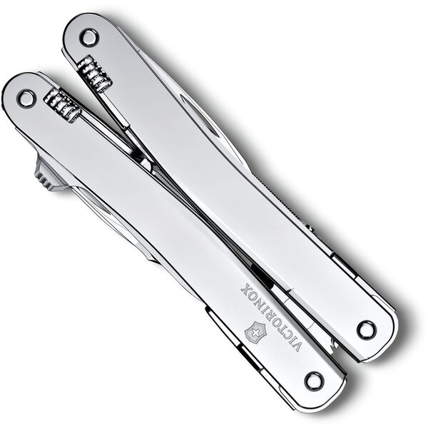 Swiss Army Brands 2024 Victorinox Swiss Tool Spirit Mx, Silver, Nylon Pouch Boxed - VIC-3.0224.MN