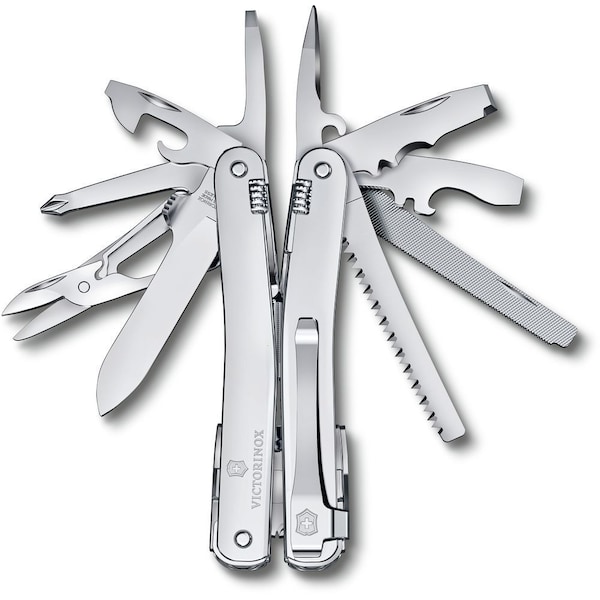 Swiss Army Brands 2024 Victorinox Swiss Tool Spirit Mx Clip, Silver Blister - VIC-3.0224.MKB1