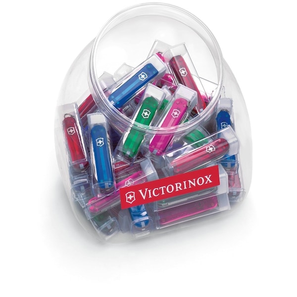 Swiss Army Brands Victorinox 59557, Candy Jar Classic Sd - Translucents Assorted Packaged - VIC-0.6223-X100