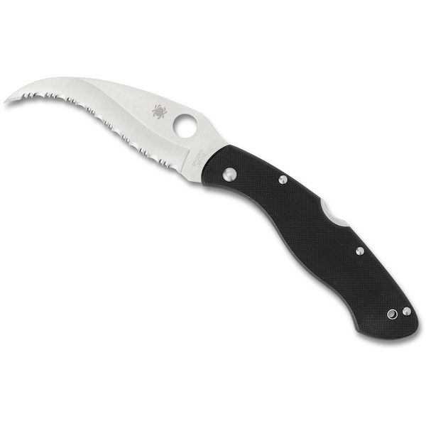 Spyderco 2024 Spyderco Civilian G-10 Black Serrated - SPY-C12GS