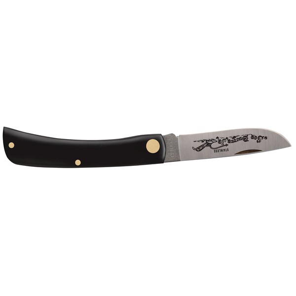 Case Cutlery Knife, Wk Syn Black Sod Buster Jr. - 00095