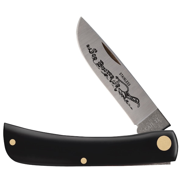 Case Cutlery Knife, Wk Syn Black Sod Buster Jr. - 00095