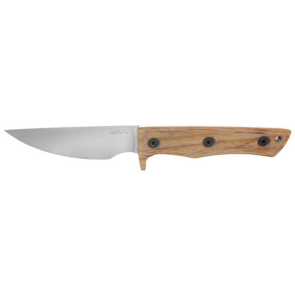 Case Cutlery Knife, Case Natural Smooth Hardwood Composite Fixed Blade - 66662