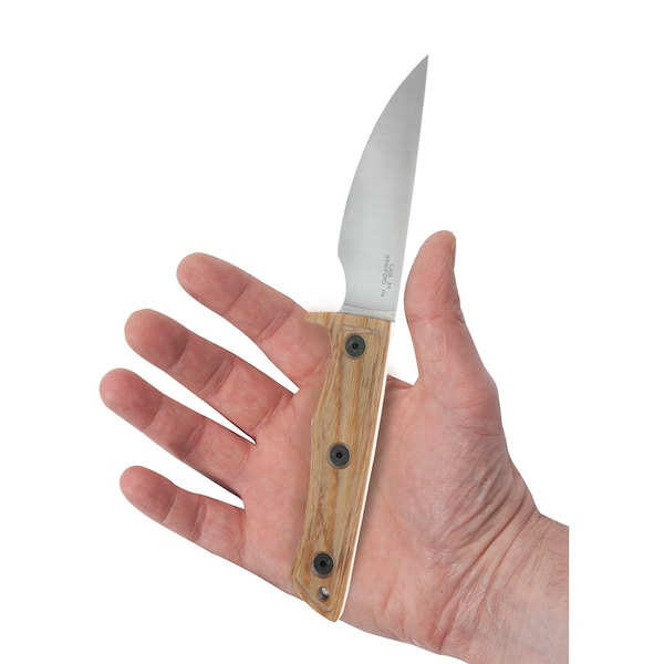 Case Cutlery Knife, Case Natural Smooth Hardwood Composite Fixed Blade - 66662
