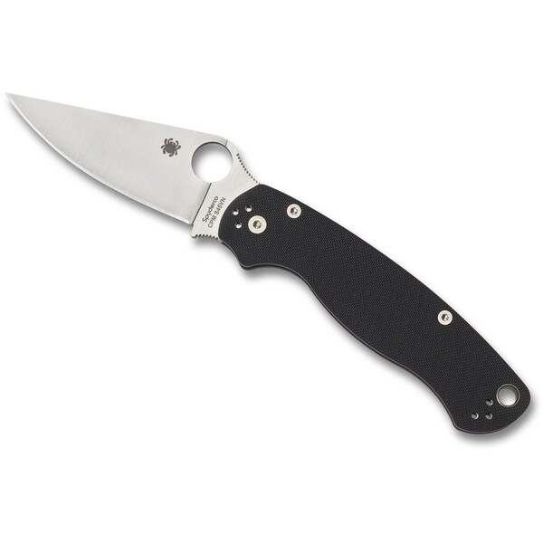 Spyderco 2024 Spyderco Para Military 2 G-10 Black Plain - SPY-C81GP2