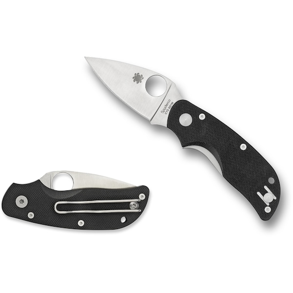 Spyderco 2024 Spyderco Cat G-10 Black Plain - SPY-C129GP