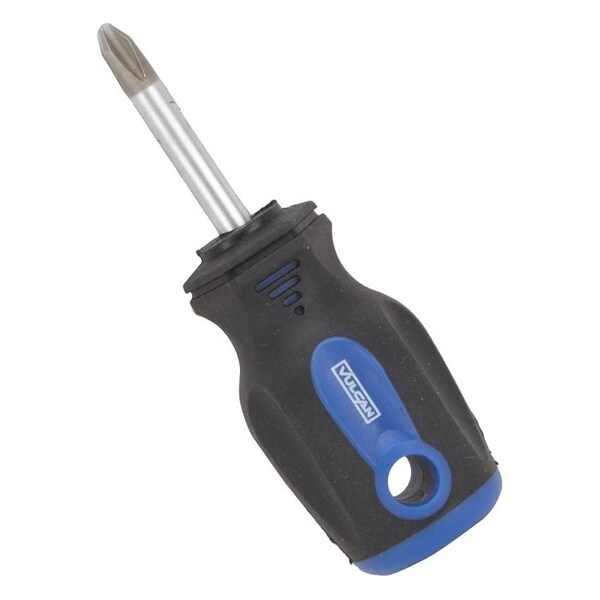 Vulcan Screwdriver, #2 Drive, Phillips Drive, 3-3/4 in OAL, 1-1/2 in L Shank - MC-SD15