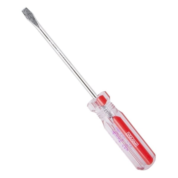 Vulcan Screwdriver, 3/16 in Drive, Slotted Drive, 7 in OAL, 4 in L Shank, Plastic Handle - TB-SD02