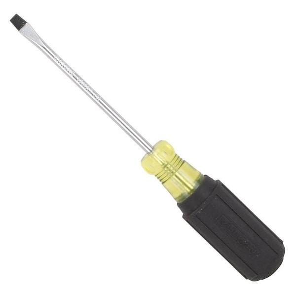 Vulcan Screwdriver, 3/16 in Drive, Slotted Drive, 7-1/2 in OAL, 4 in L Shank, Plastic/Rubber Handle - MP-SD03