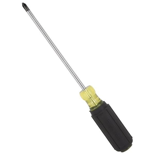 Vulcan Screwdriver, #2 Drive, Slotted Drive, 10 in OAL, 6 in L Shank, Plastic/Rubber Handle - MP-SD13