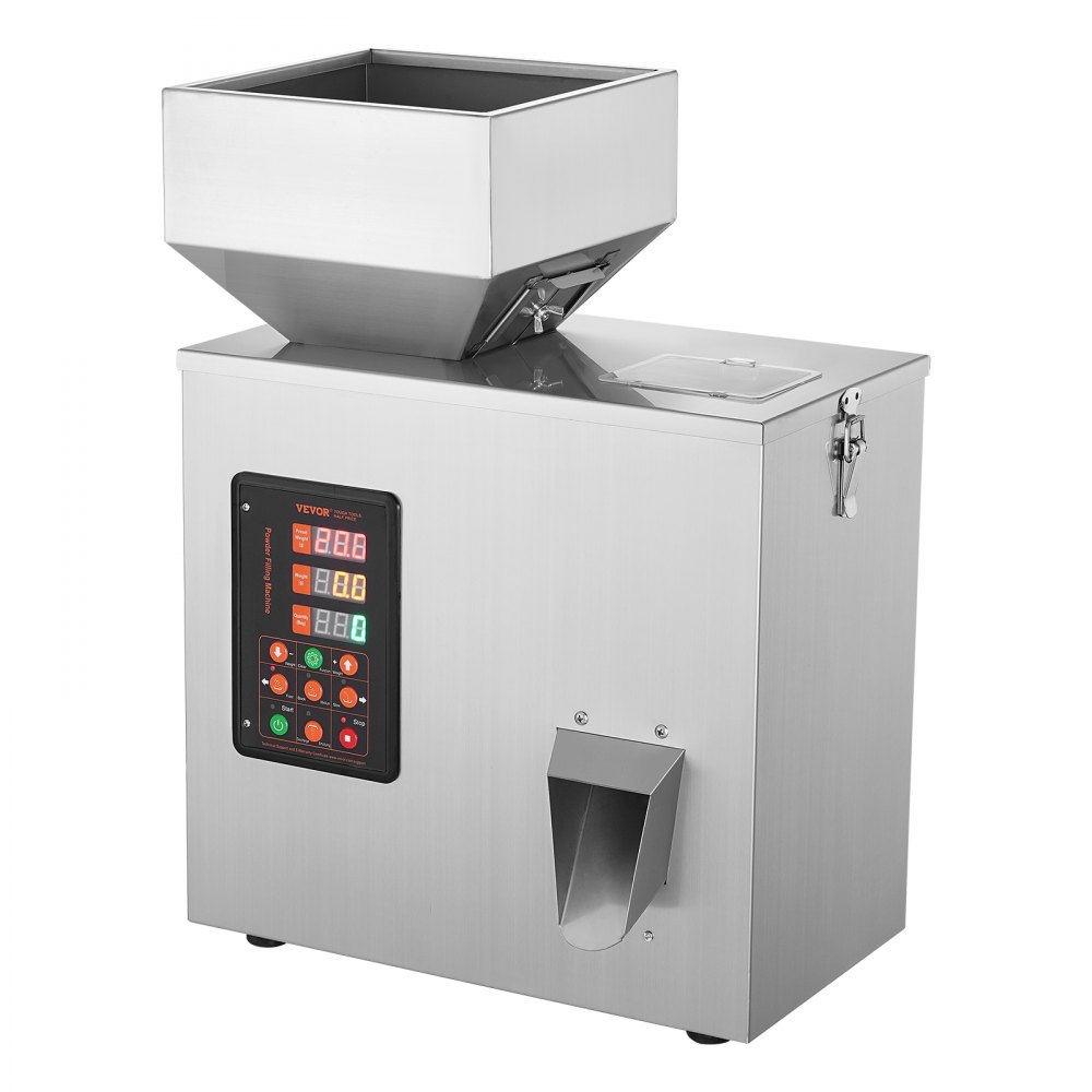 VEVOR Powder Filling Machine, 0.002-0.44lbs/1-200g, Automatic Intelligent Particle Weighing Filling Machine, Bottle Bag Powder Filler Particle Dispenser for Tea Seeds Grains Powder Flour Beans Glitter - TSKLFZJBZD12CKMHZV1