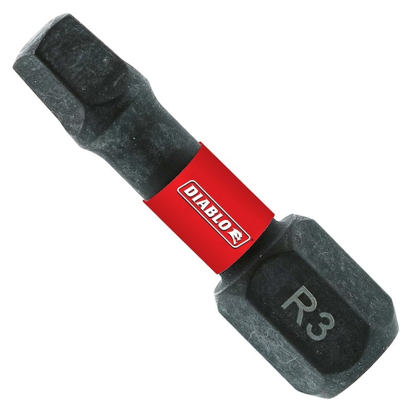 Diablo Square #3 X 1 in. L SQ3 Driver Bit Black Oxide 5 pk - DSQ31P5