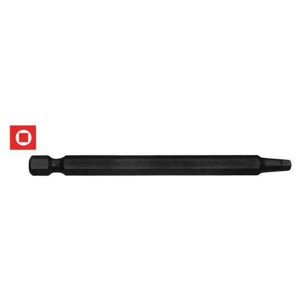 Century Drill & Tool Impact Screwdriver Bit Sqr, 2, 3-1/2 in. - 66352