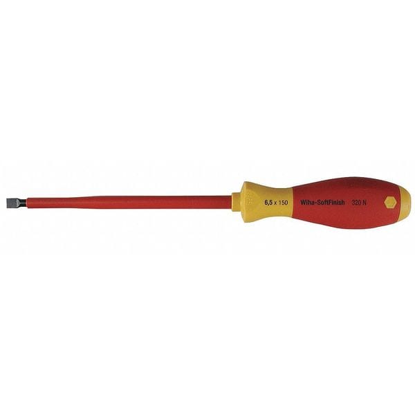 Wiha Insulated Slotted Screwdriver 15/64 in Round - 32034
