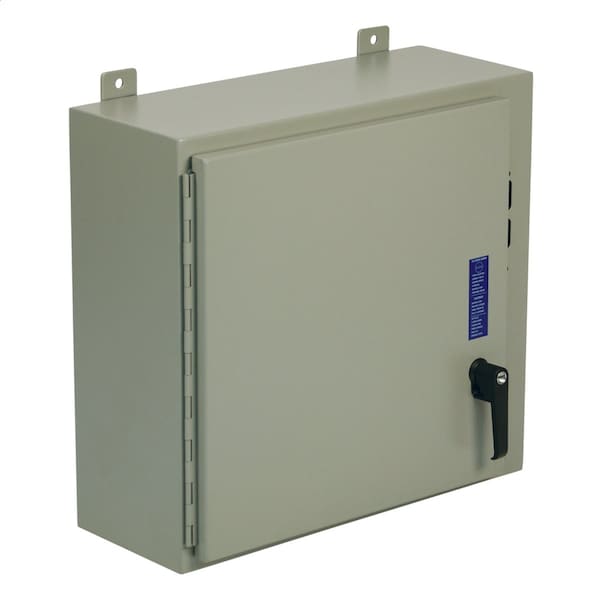 Wiegmann Carbon Steel Electrical Enclosures, 60 in H, 10 in D, 37 in W, NEMA 12, Hinged - SDN12603710PL