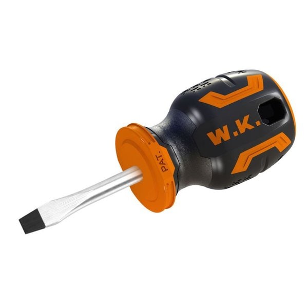 Wokin 5.5Mm X 38Mm Slotted Stubby Screwdriver With Magnetic Tip - 200051