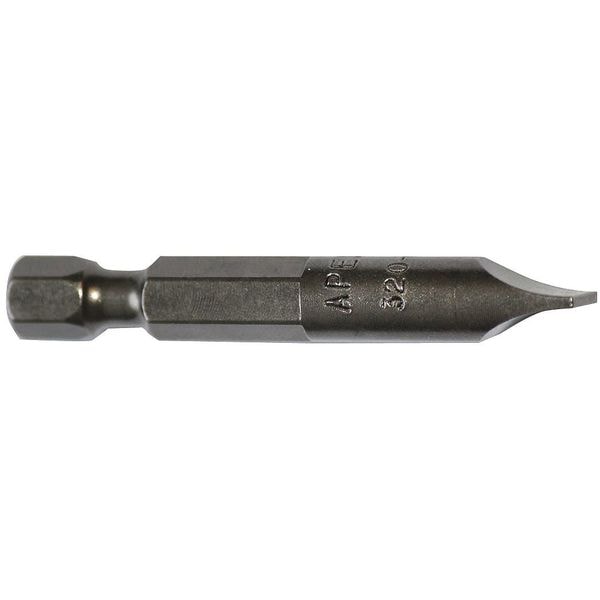 Apex Tool Group Power Bit, SAE, 1/4", Hex Power Drive, PK5 - 320-00X-5PK