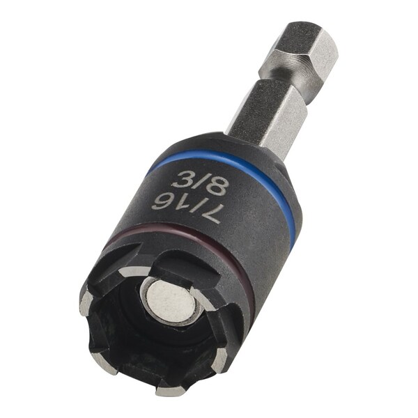 Malco 3/8-in. and 7/16-in. Sawtooth, 2-in. Reversible Hex Driver - MSHCST3